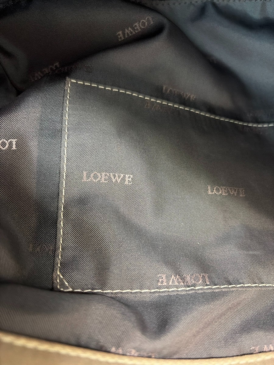 Loewe Anagram Leather Gold Leather Tote Bag Bag (Pre-Owned)