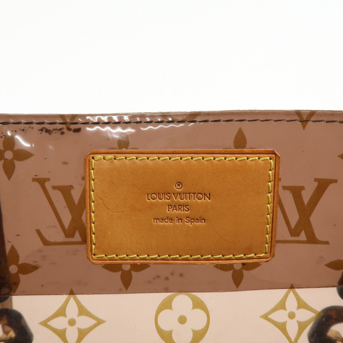 Louis Vuitton Sac Ambre Monogram Vinyl Brown Plastic Handbag (Pre-Owned)