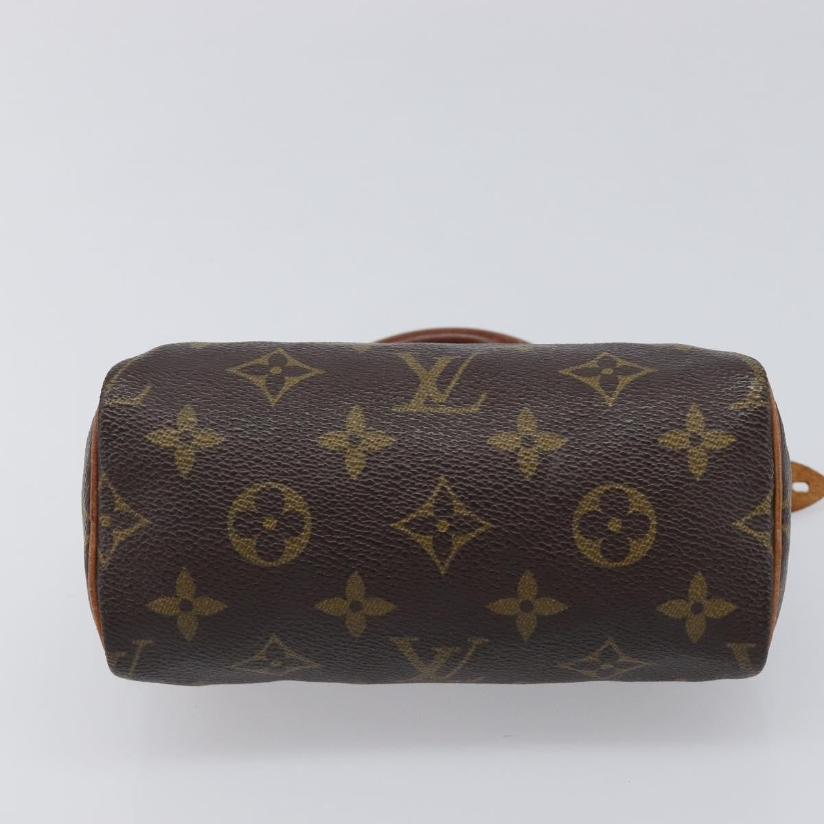 Louis Vuitton Speedy Mini Hl Monogram Canvas Brown Canvas Handbag (Pre-Owned)