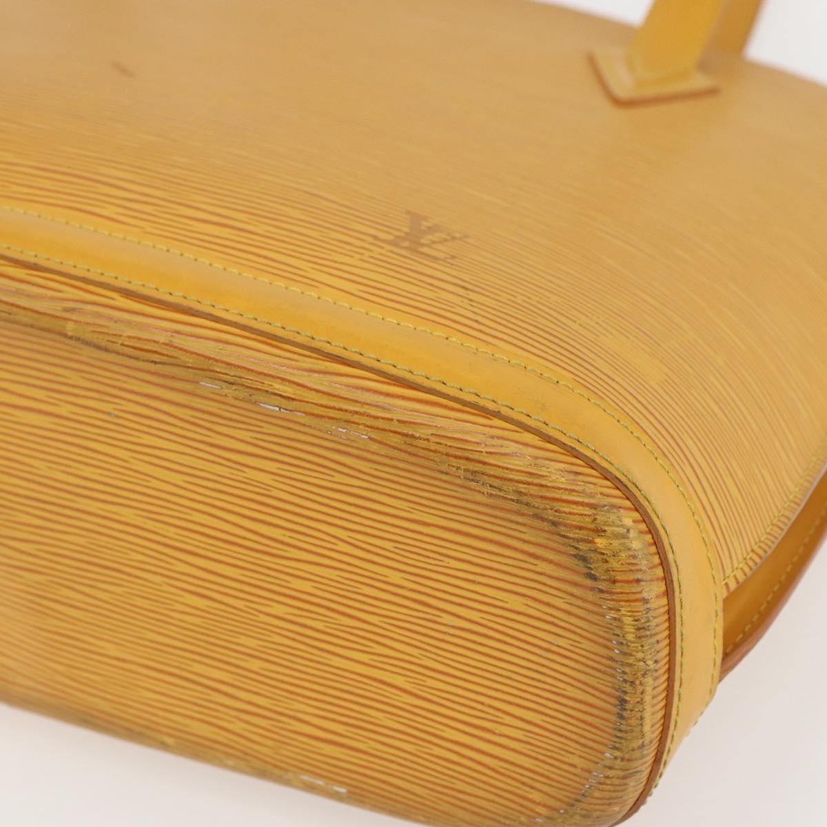 Louis Vuitton Lussac Epi Leather Yellow Leather Shoulder Bag Bag (Pre-Owned)