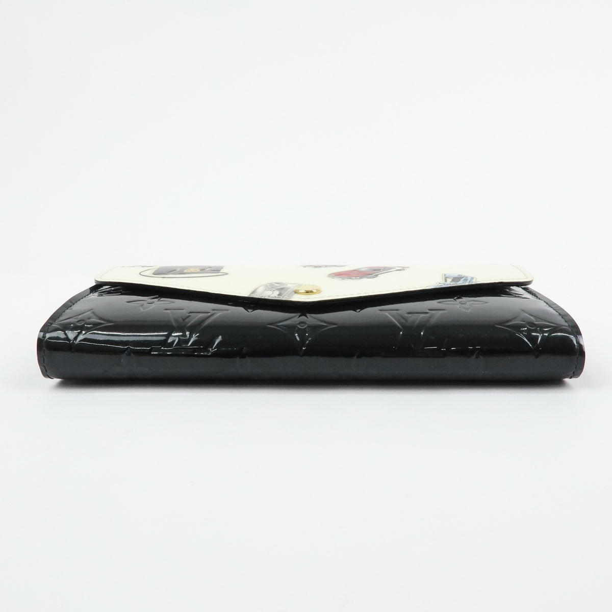 Louis Vuitton Sarah Wallet Nm Limited Edition Stickers Monogram Vernis Multicolour Patent_Leather Wallets Accessory (Pre-Owned)