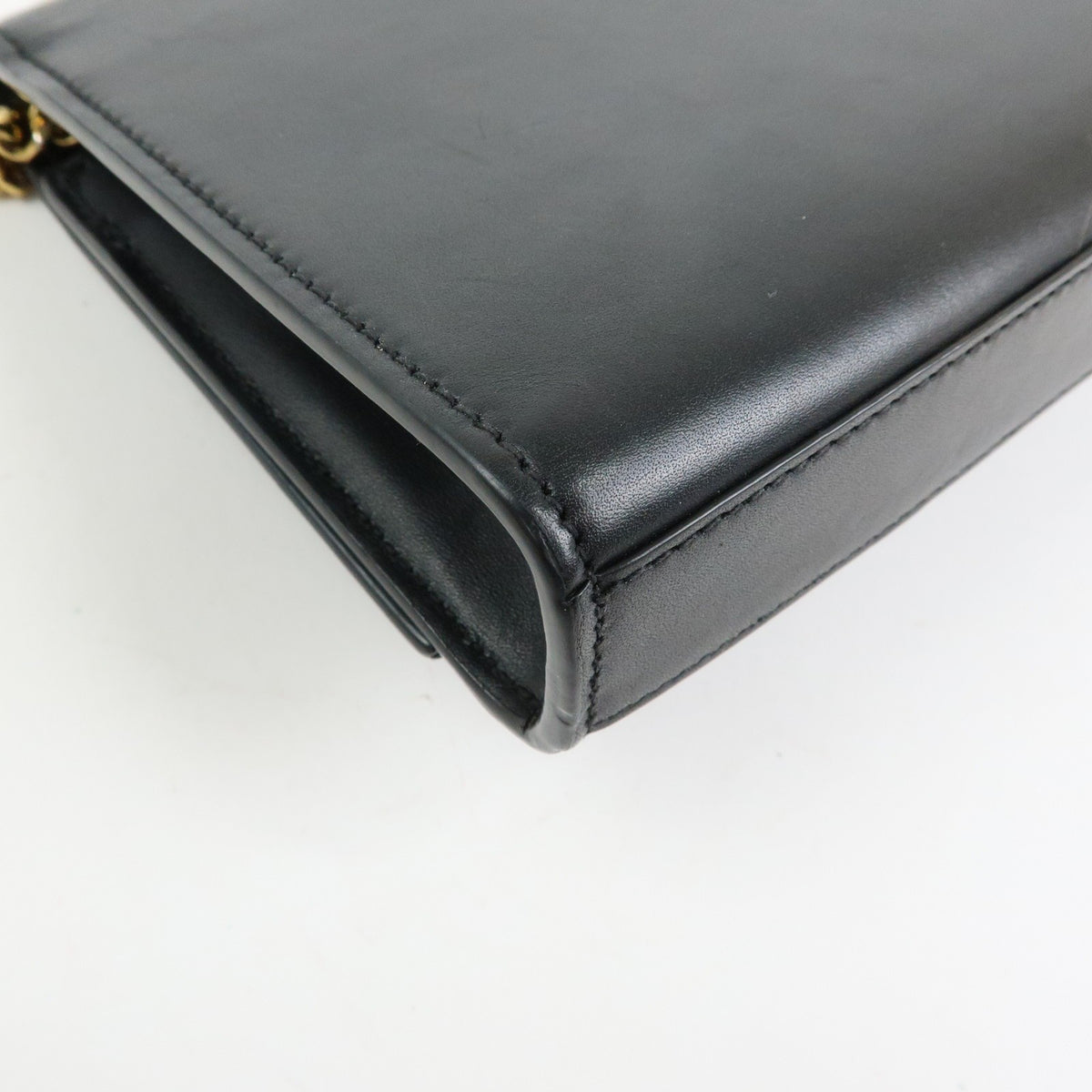 Saint Laurent Classic Monogram Tassel Leather Black Leather Crossbody Bag Bag (Pre-Owned)