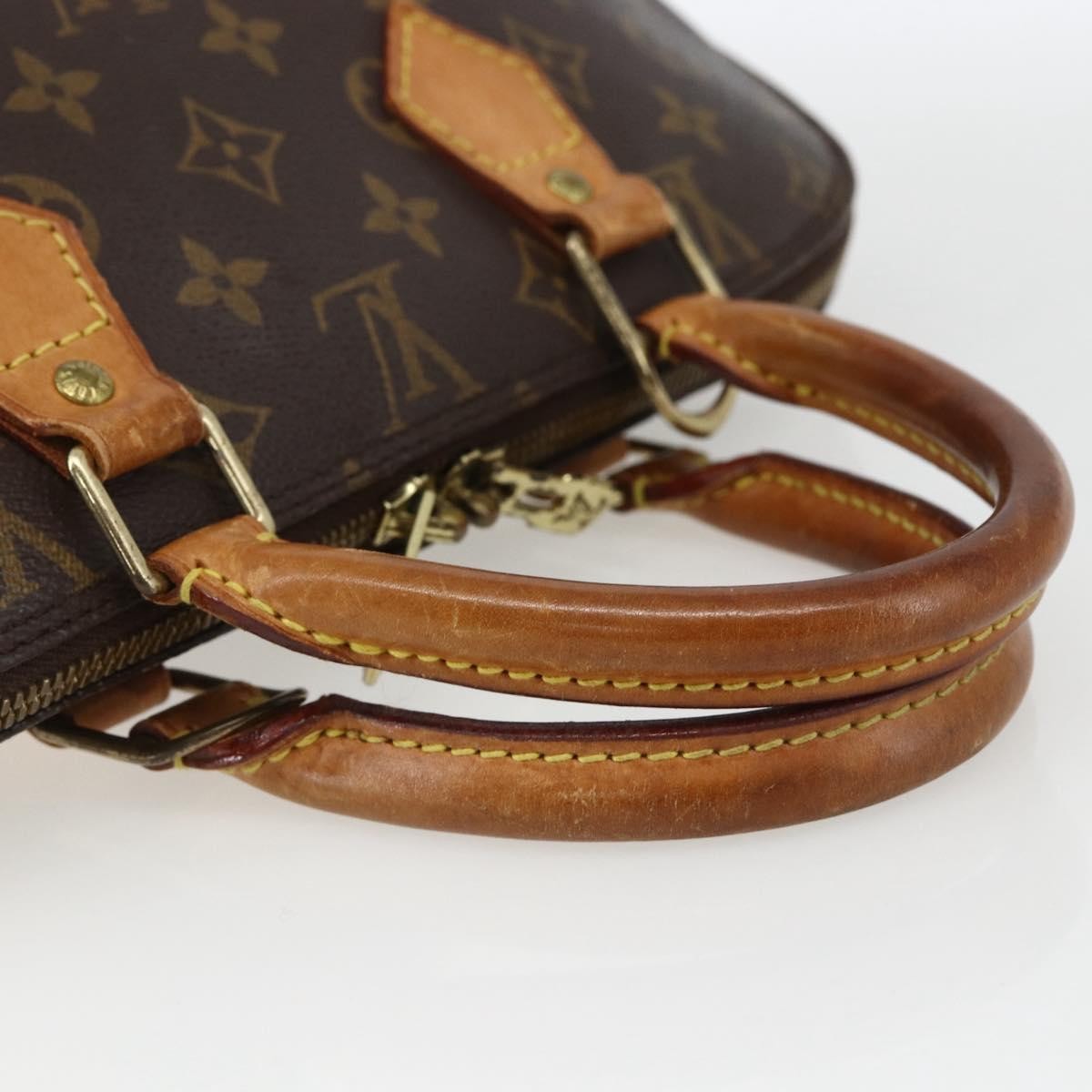 Louis Vuitton Alma Monogram Canvas Brown Canvas Handbag (Pre-Owned)