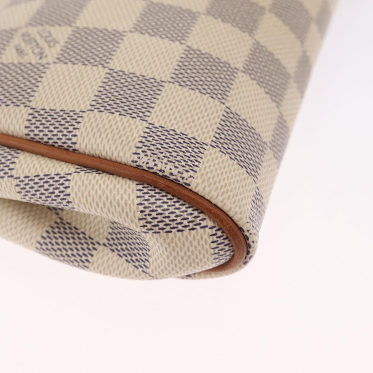 Louis Vuitton Eva Damier White Canvas Handbag (Pre-Owned)