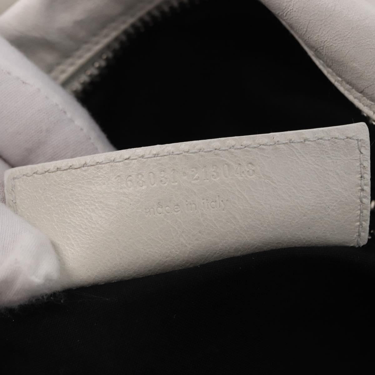 Balenciaga Matelasse Leather White Leather Handbag (Pre-Owned)