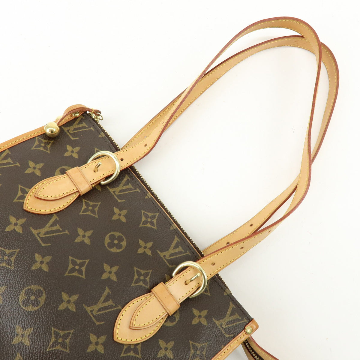 Louis Vuitton Popincourt Monogram Canvas Brown Canvas Shoulder Bag Bag (Pre-Owned)