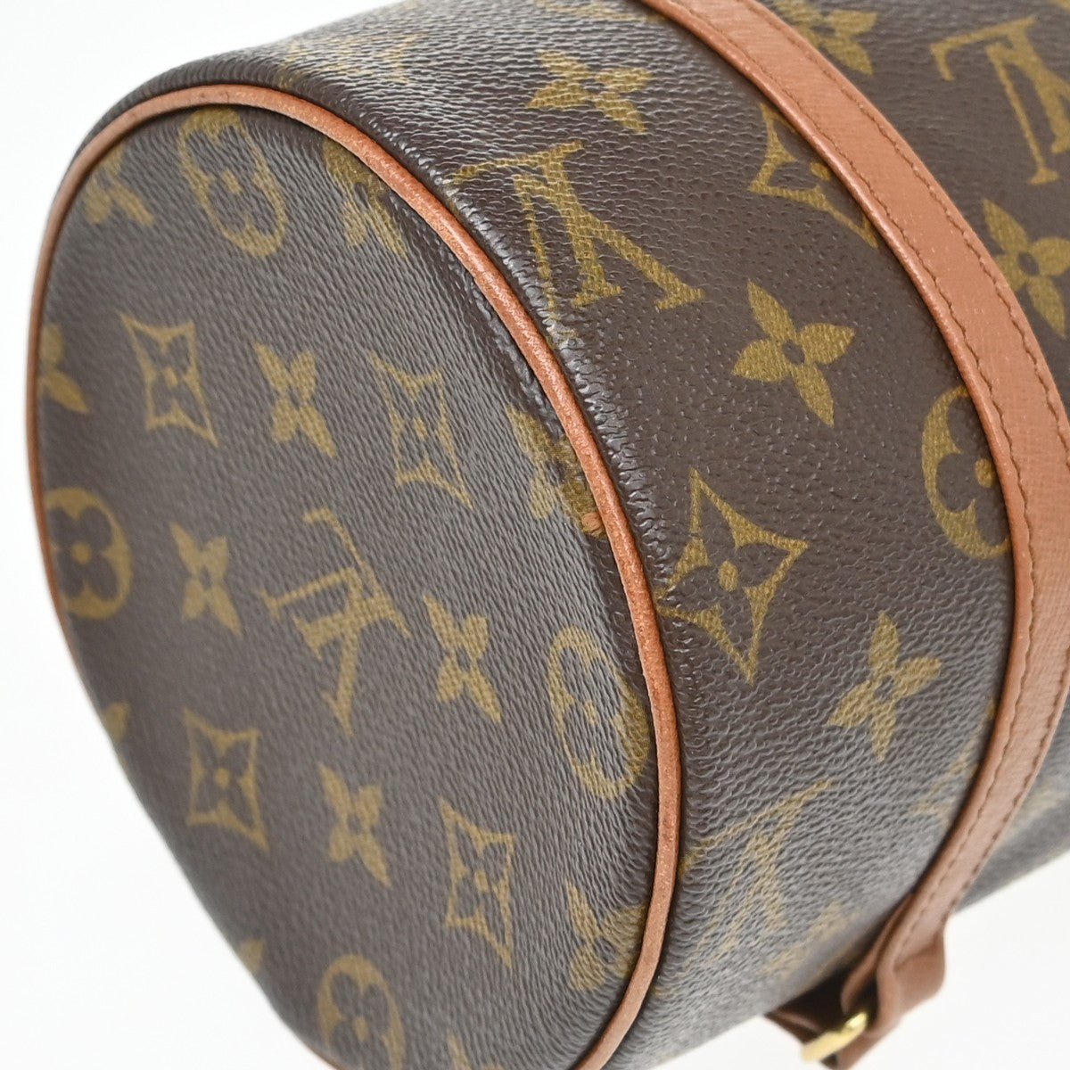 Louis Vuitton Papillon Monogram Canvas Brown Canvas Handbag (Pre-Owned)