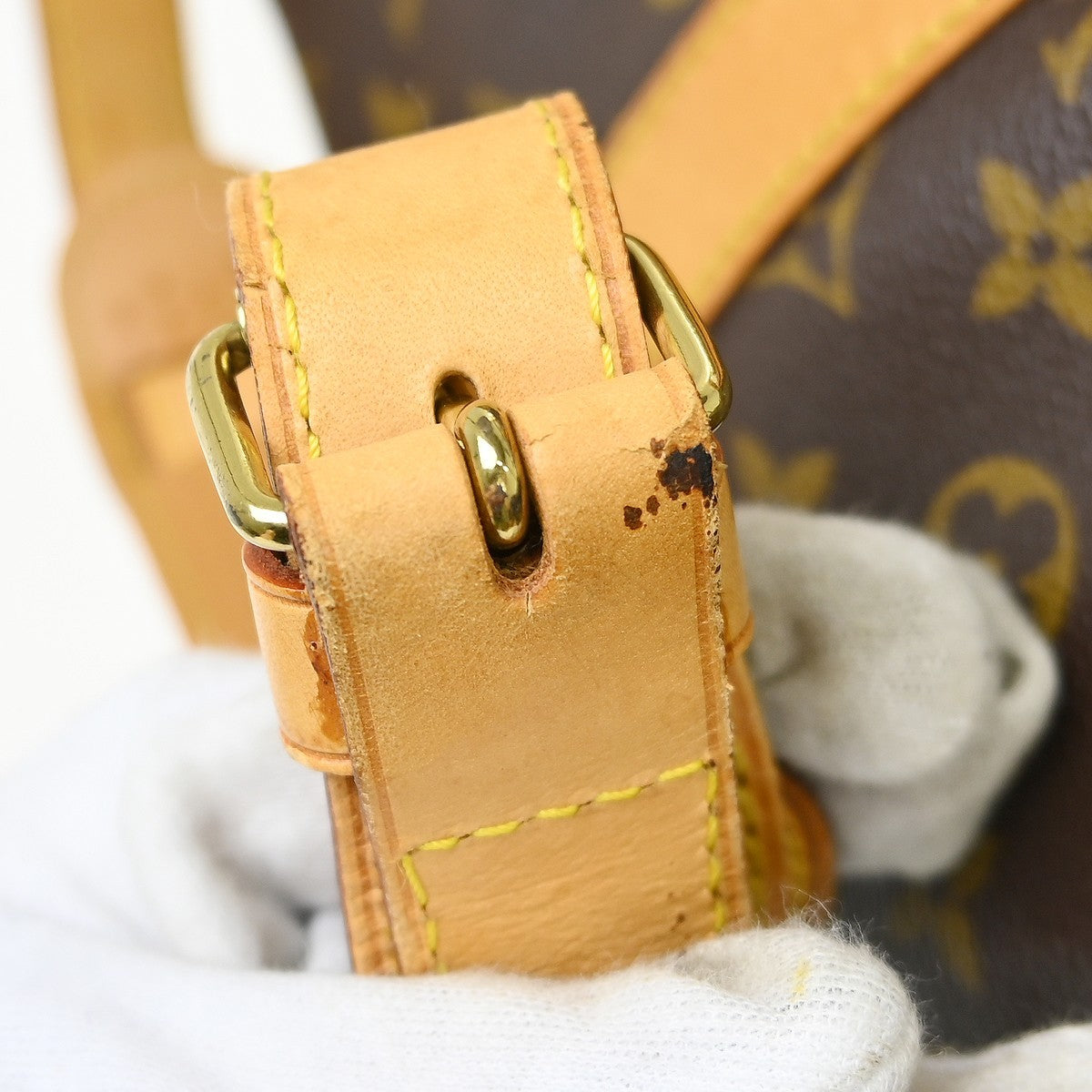 Louis Vuitton Keepall Bandouliere Monogram Canvas Brown Canvas Travel Bag Bag (Pre-Owned)