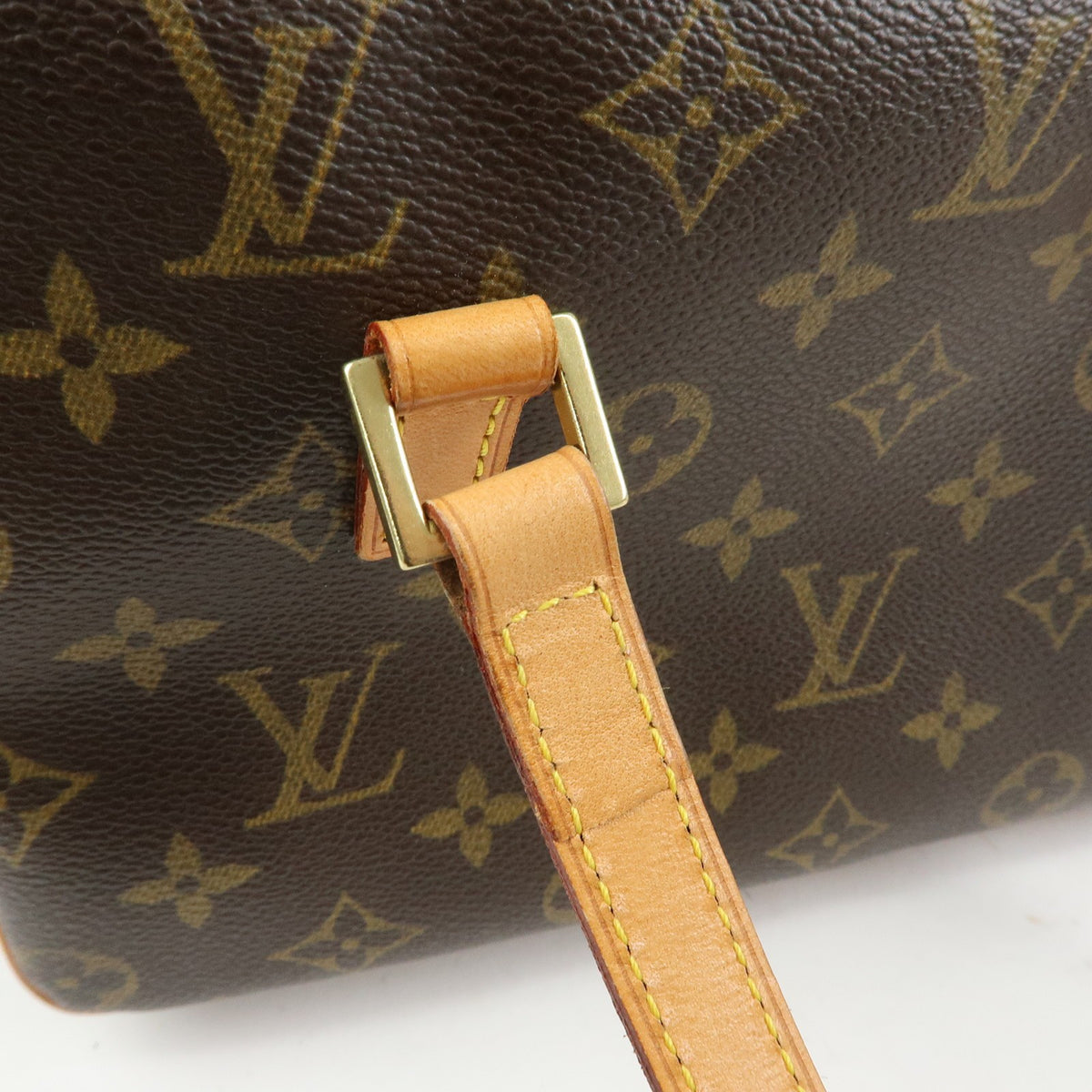 Louis Vuitton Cite Monogram Canvas Brown Canvas Handbag (Pre-Owned)