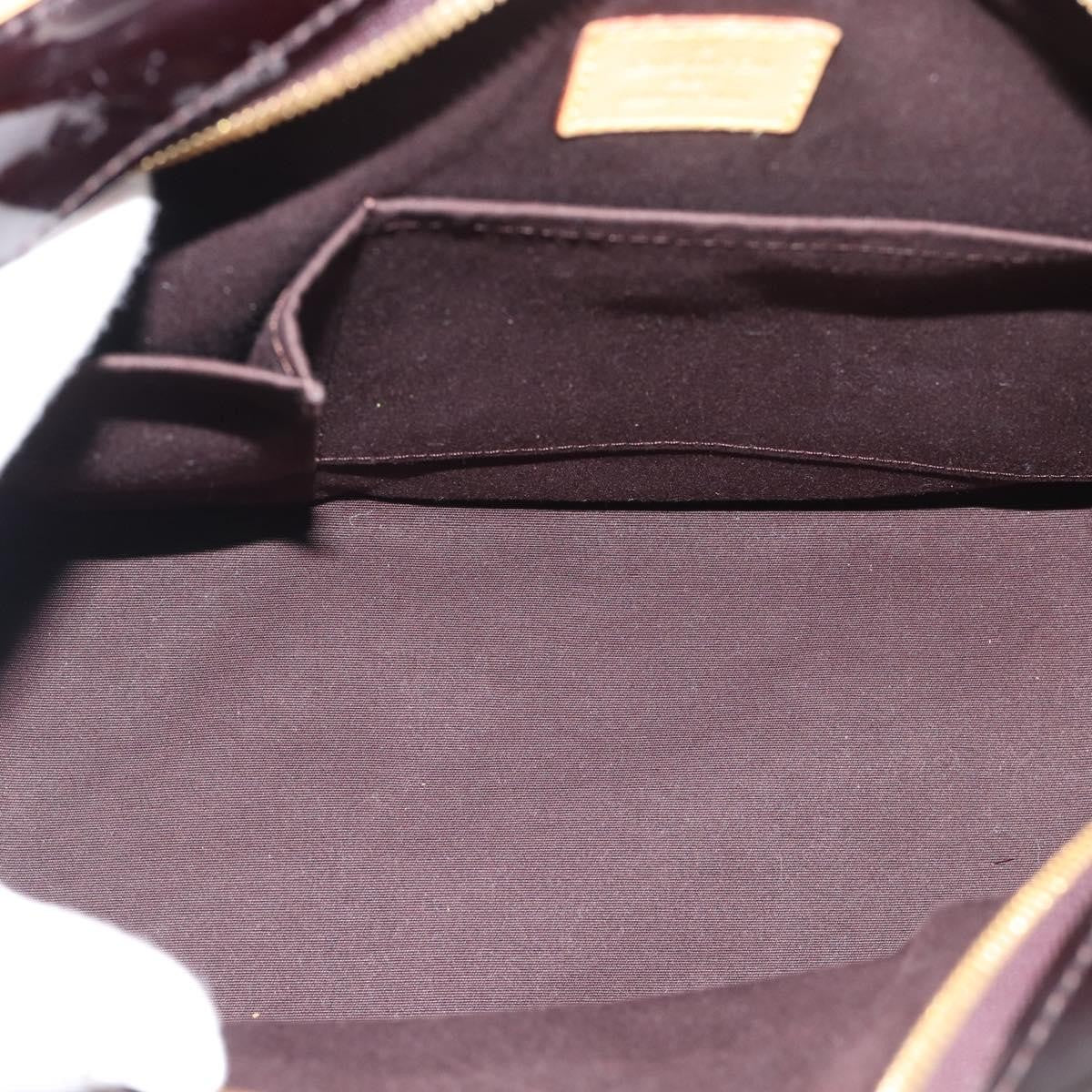 Louis Vuitton Summit Drive Monogram Vernis Black Patent_Leather Handbag (Pre-Owned)