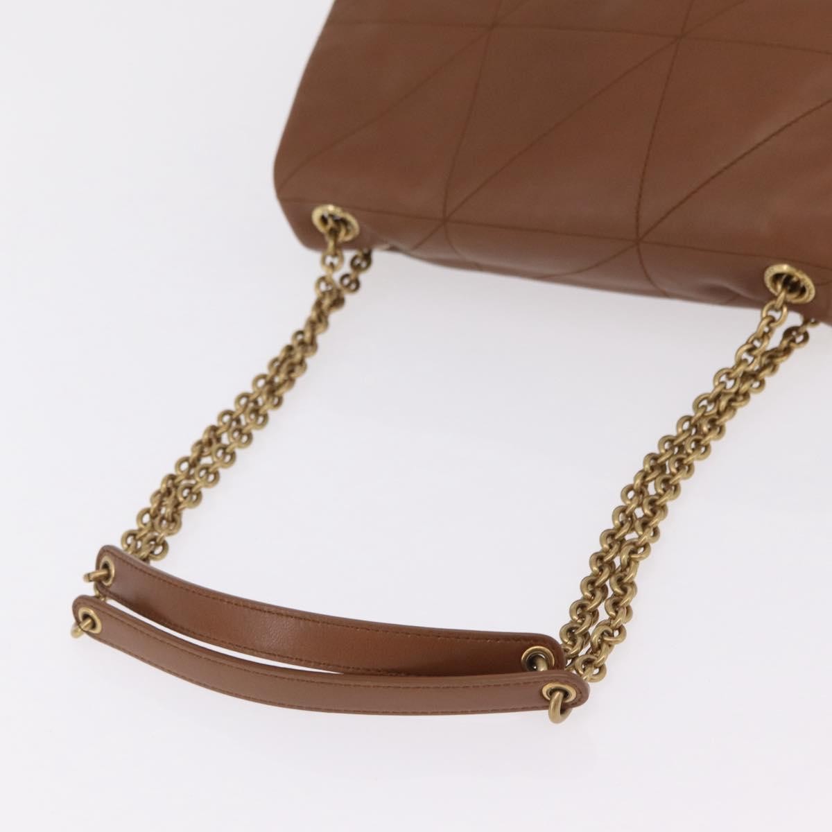 Saint Laurent Jamie 4.3 Quilted Leather Brown Leather Shoulder Bag Bag (Pre-Owned)