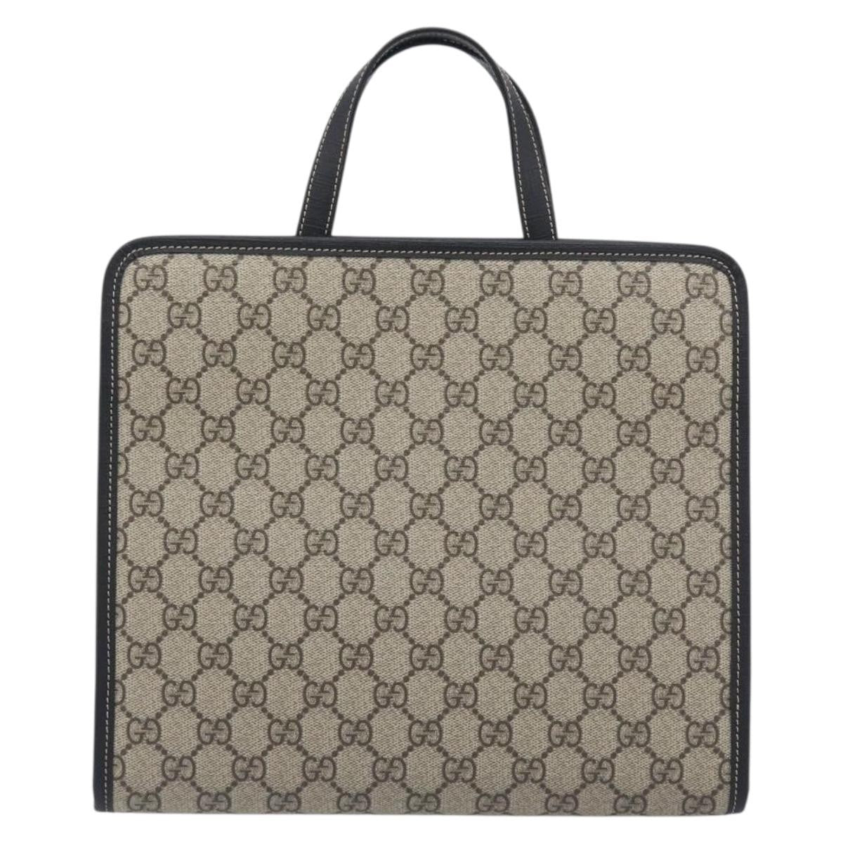 Gucci Children's Convertible Gg Coated Canvas With Applique Beige Canvas Tote Bag Bag (Pre-Owned)