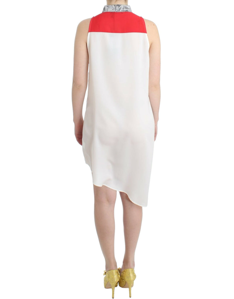 Costume National White shirt assymetric hem Women's dress