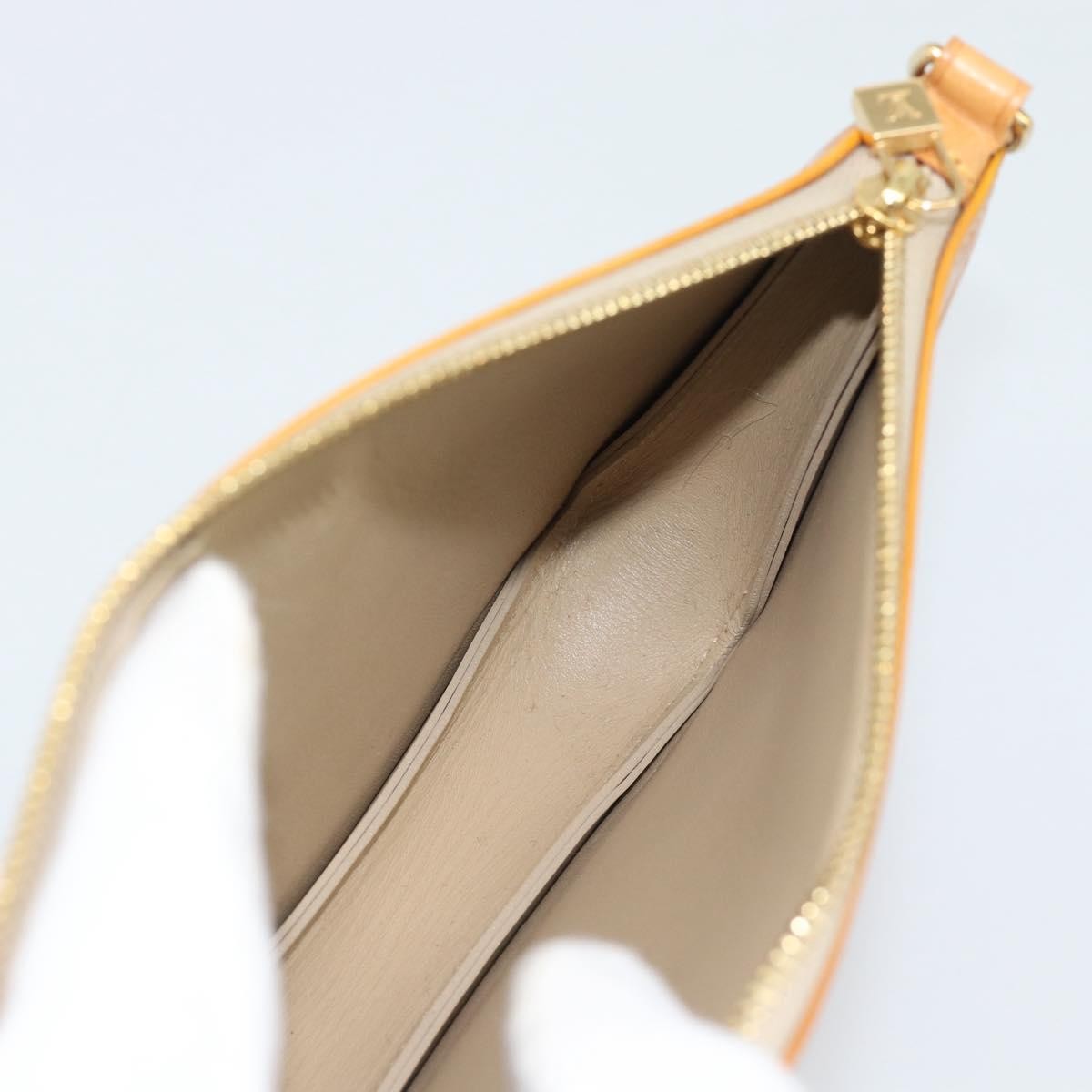 Louis Vuitton Lexington Pochette Patent Leather Beige Patent_Leather Clutche & Pouche Bag (Pre-Owned)