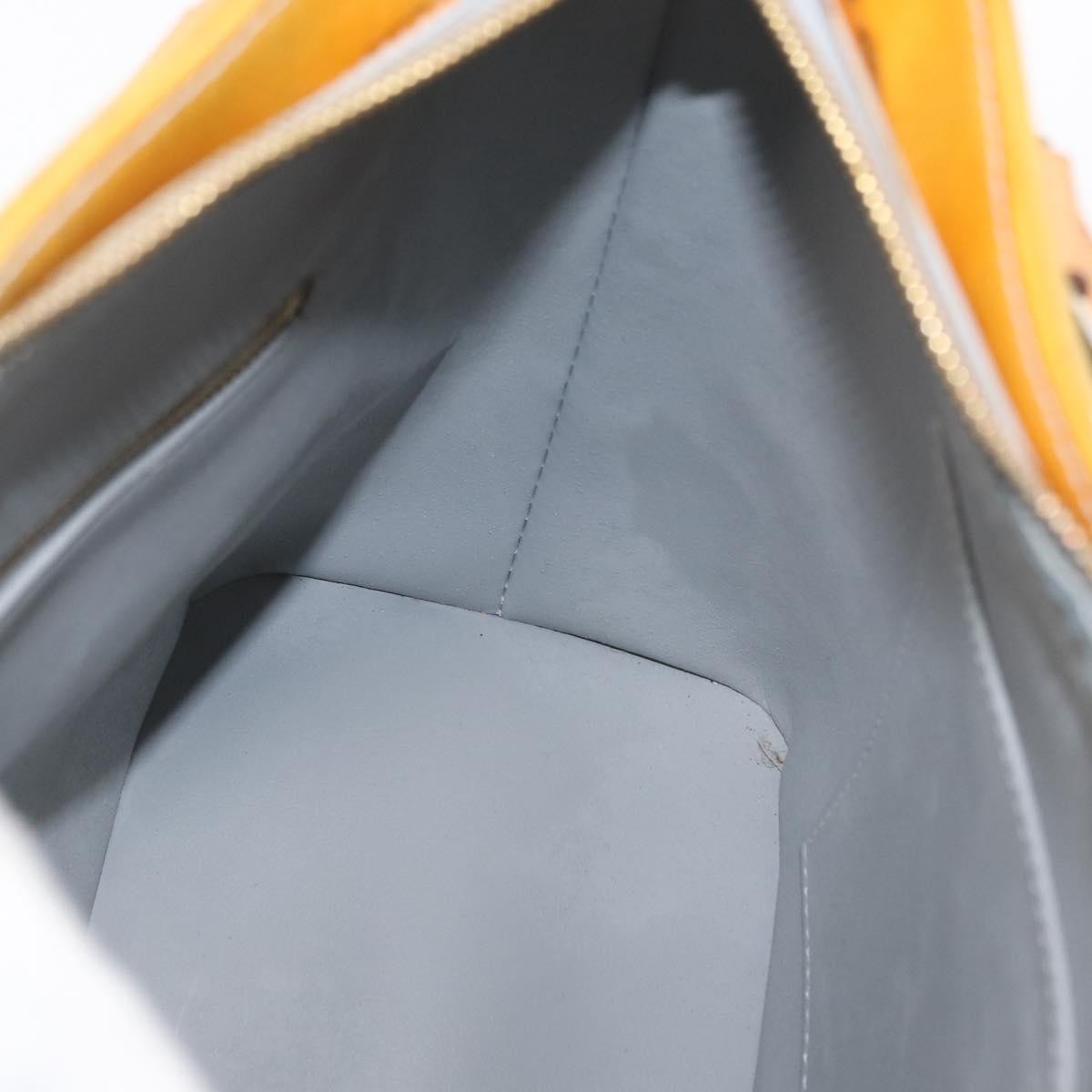Louis Vuitton Houston Monogram Vernis Yellow Patent_Leather Tote Bag Bag (Pre-Owned)