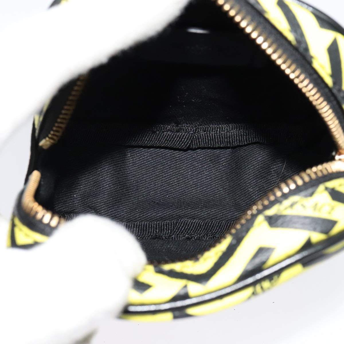 Versace Vintage Clutch Leather Yellow Pvc Clutche & Pouche Bag (Pre-Owned)