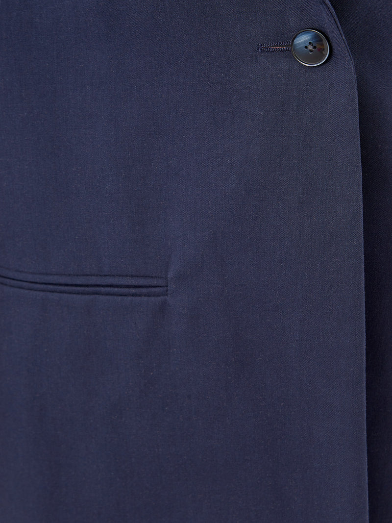 Lardini Blue Trench Cotton Women's Coat