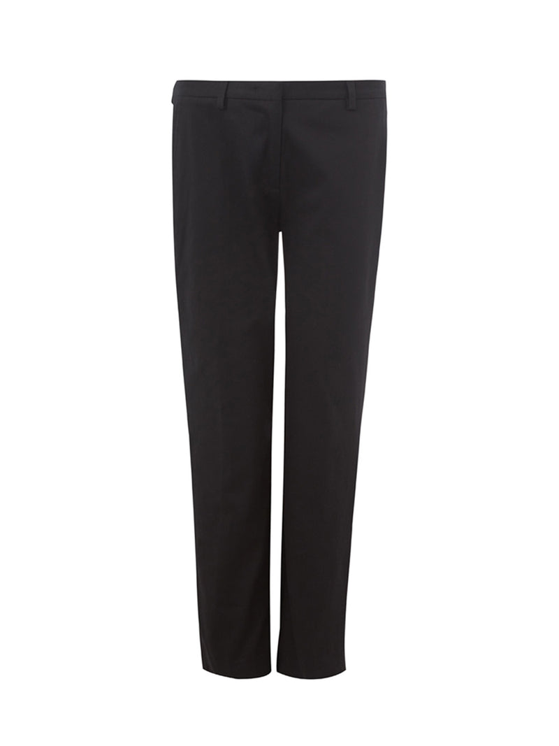Lardini Elegant Black Cotton Chino Women's Trousers