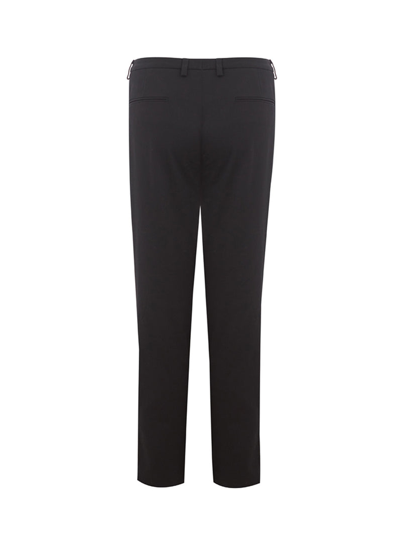 Lardini Elegant Black Cotton Chino Women's Trousers