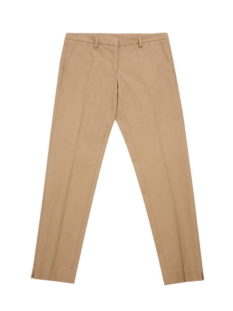 Lardini Beige Cotton Chino Women's Trousers