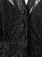 Lardini Black Long Embellished Dress with Women's petticoat