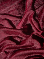 Lardini Bordeaux Straps Long Velvet Women's Dress