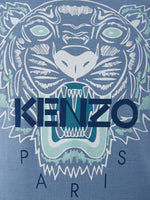 Kenzo Vibrant Tiger Print Cotton Men's Tee