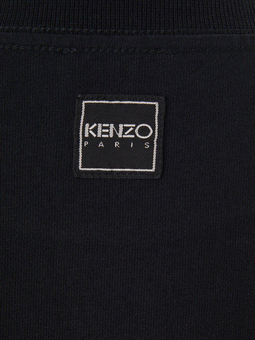 Kenzo Black Cotton  Over T-Shirt Mini Women's Dress