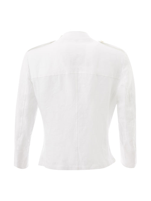 Sealup White Linen Saharan Men's Jacket