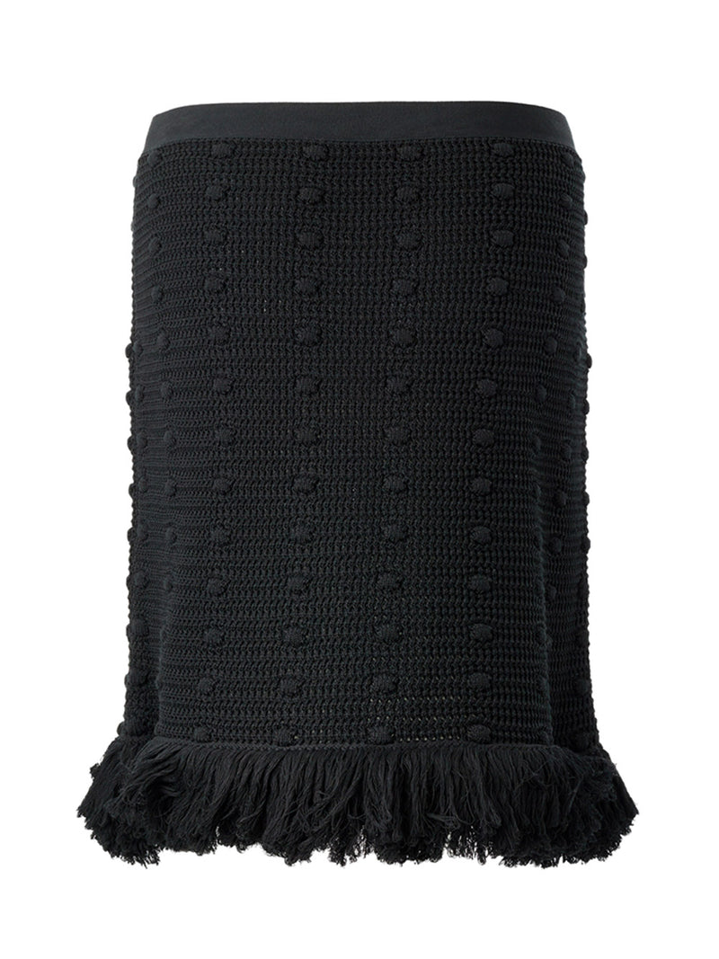 Bottega Veneta Knitted Black Women's Skirt