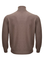 KANGRA Dove Grey Wool Blend Turtleneck Men's Sweater