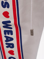GCDS White Sweatpants with Men's Logo