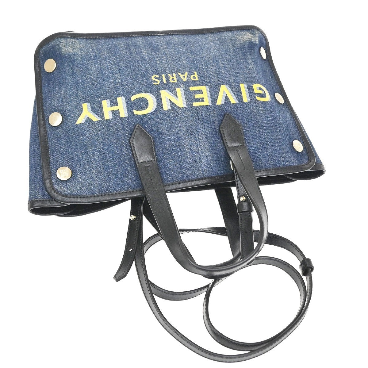 Givenchy Bond Shopper Tote Denim Blue Denim_Jeans Tote Bag Bag (Pre-Owned)