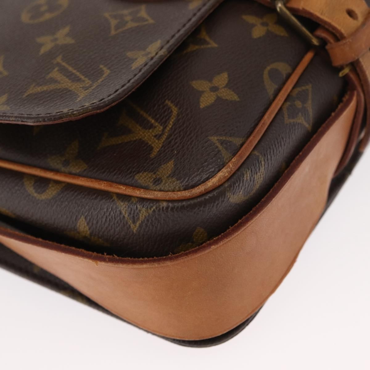 Louis Vuitton Cartouchiere Monogram Canvas Brown Canvas Shoulder Bag Bag (Pre-Owned)