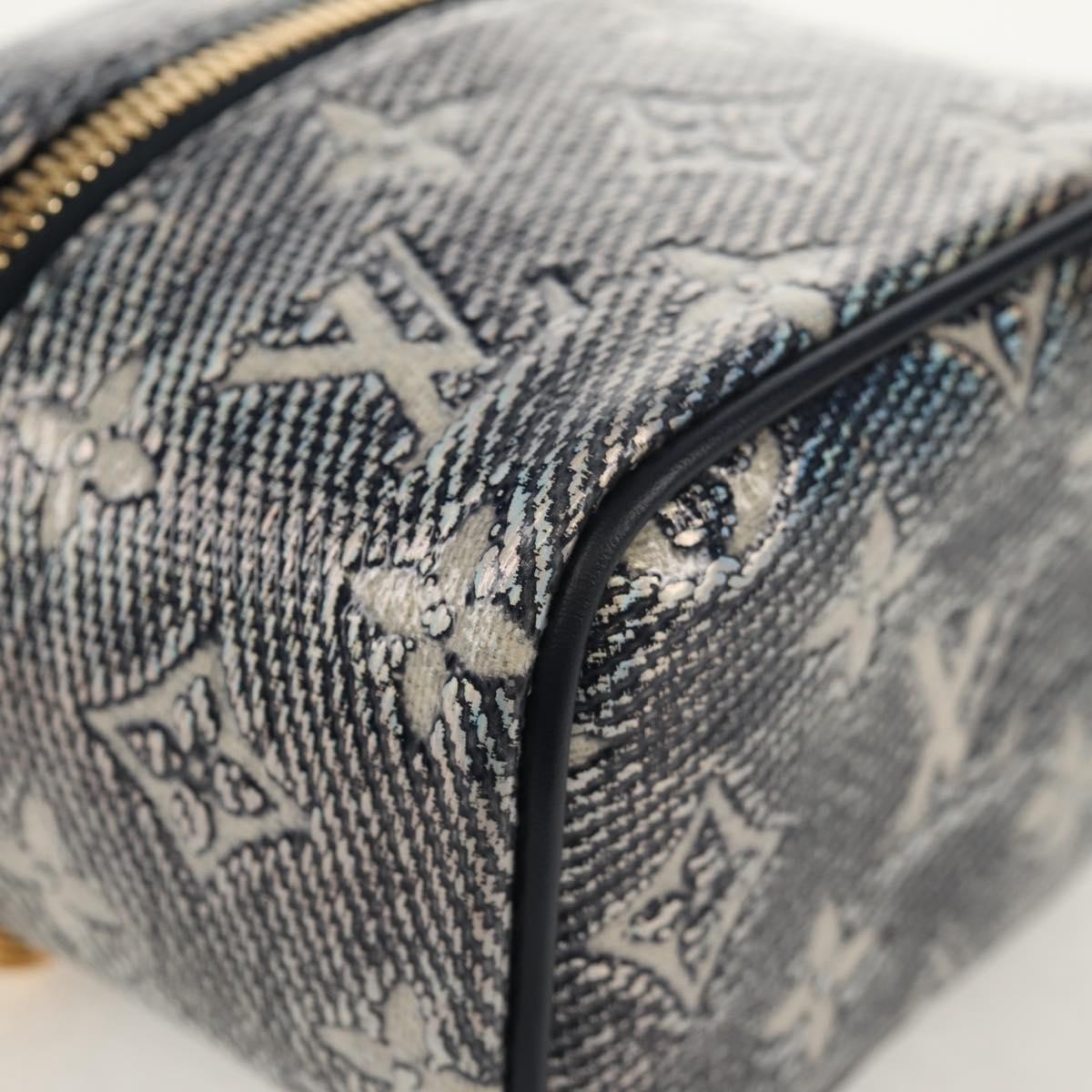 Louis Vuitton Vanity Case Monoglam Jacquard Canvas Navy Canvas Clutche & Pouche Bag (Pre-Owned)