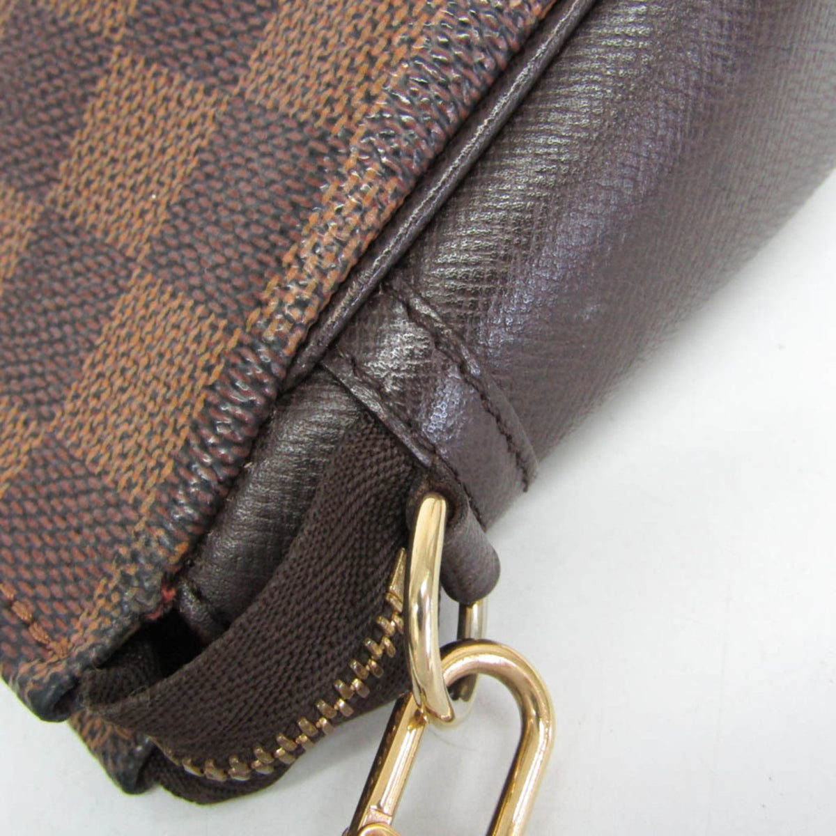 Louis Vuitton Trousse Make Up Damier Canvas Brown Canvas Clutche & Pouche Bag (Pre-Owned)