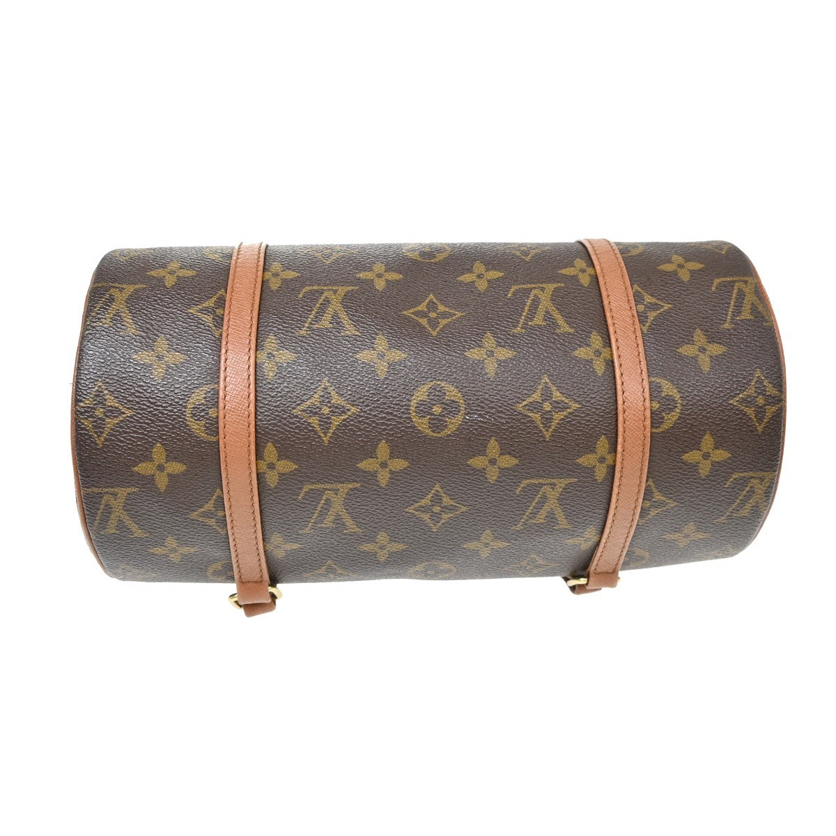 Louis Vuitton Papillon Monogram Canvas Brown Canvas Handbag (Pre-Owned)