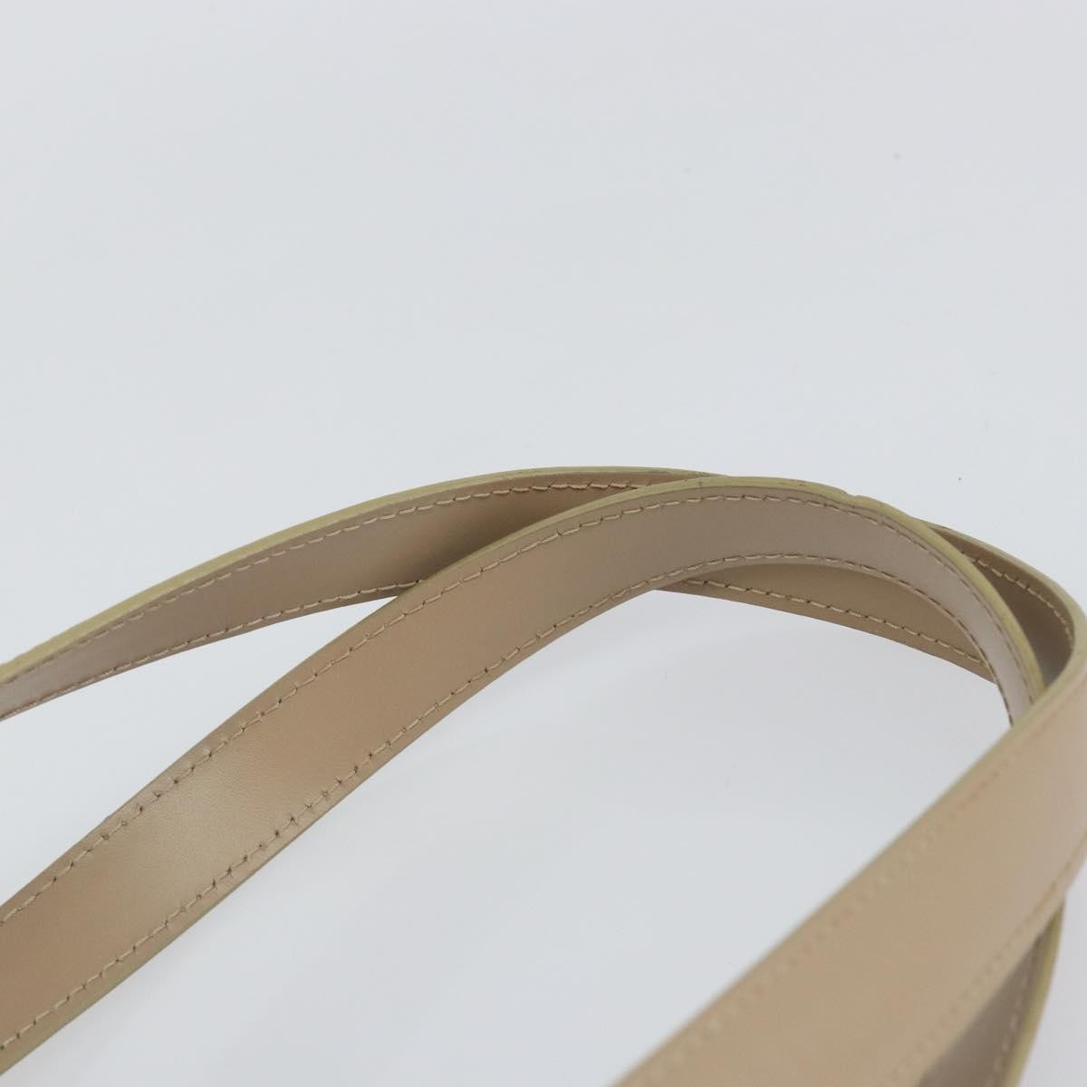 Chanel Travel Line Nylon Beige Nylon Tote Bag Bag (Pre-Owned)