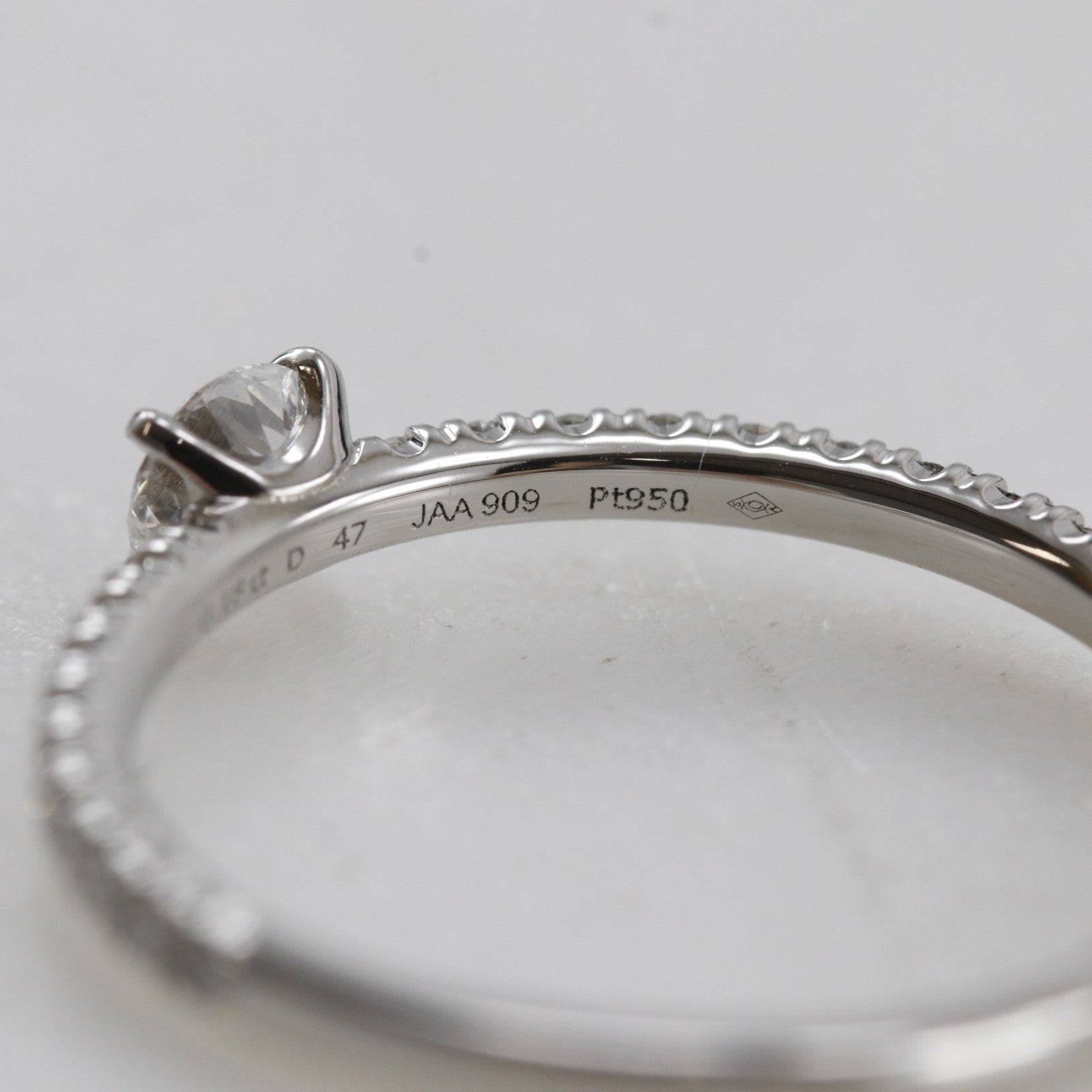 Cartier Etincelle De Cartier Solitaire Platinum With Rbc Diamond And Pave Diamonds G/Vs1 Clear Platinum Ring Jewelry (Pre-Owned)