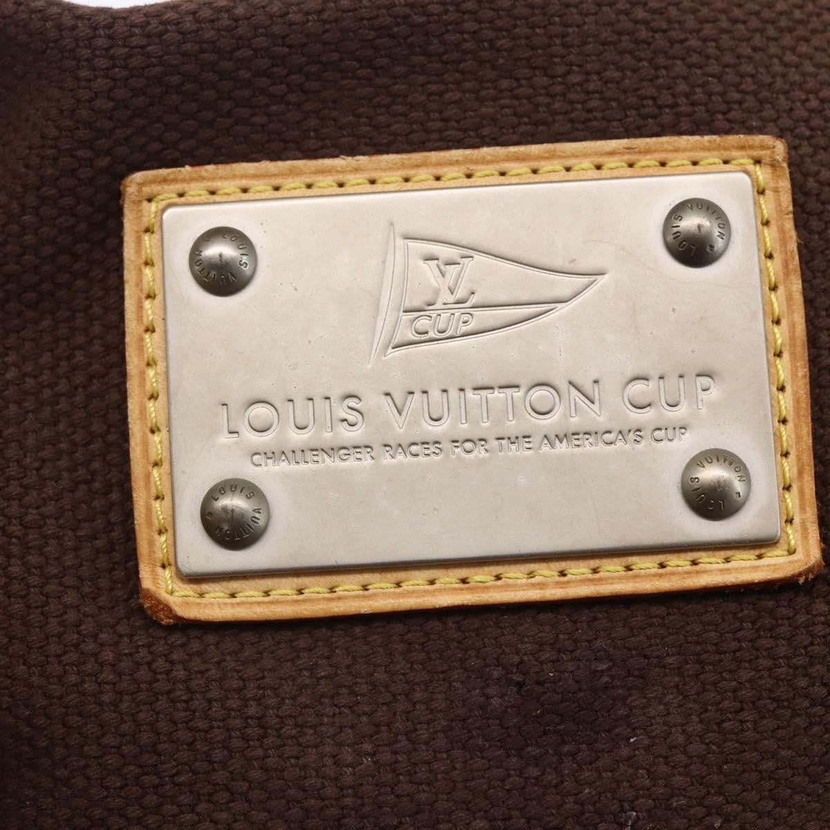 Louis Vuitton Antigua Tote Canvas Brown Canvas Tote Bag Bag (Pre-Owned)