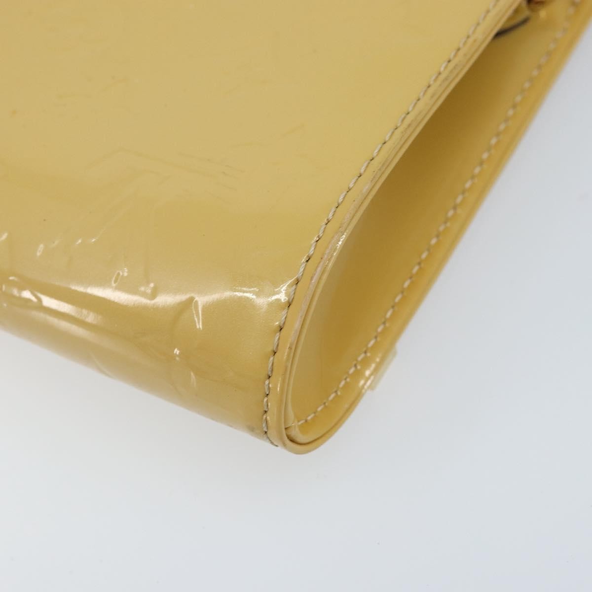 Louis Vuitton Ana Monogram Vernis Yellow Patent_Leather Handbag (Pre-Owned)