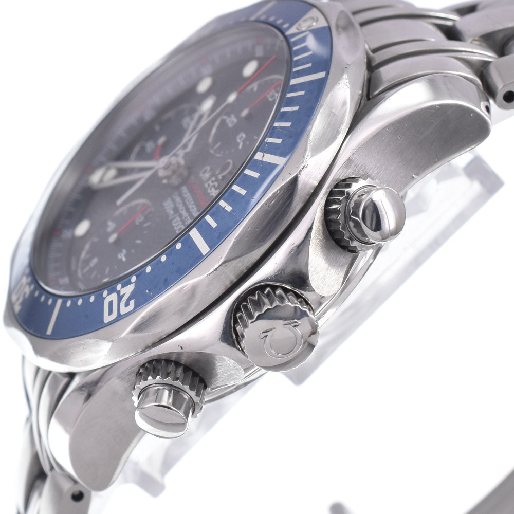 Omega Seamaster Diver 300M Chronometer Chronograph Automatic Stainless Steel Watch (Pre-Owned)