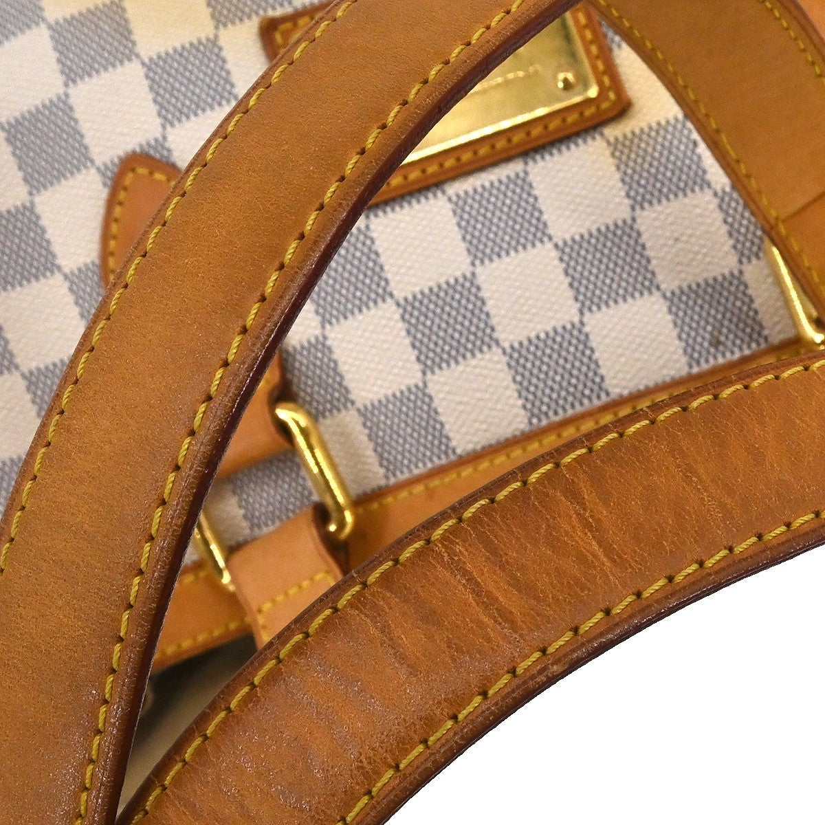 Louis Vuitton Hampstead Damier White Canvas Tote Bag Bag (Pre-Owned)