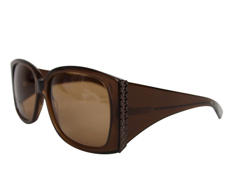 Bottega Veneta Women's Square Brown Acetate Medium Sunglasses With Box 240701 2025