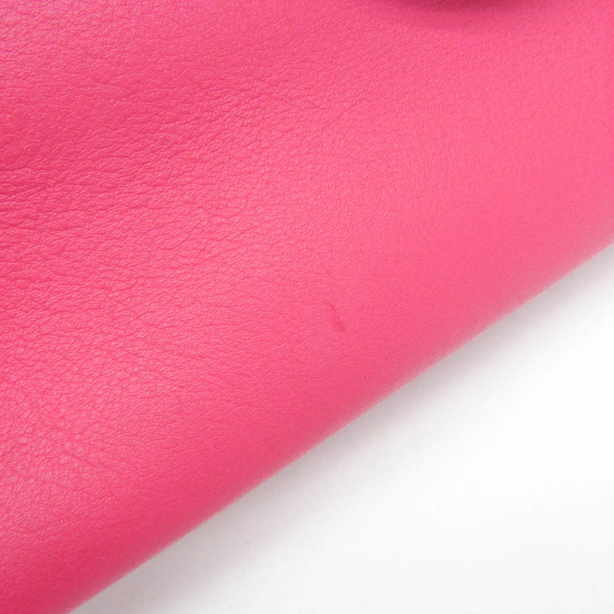 Saint Laurent Classic Y Cabas Leather Pink Leather Handbag (Pre-Owned)
