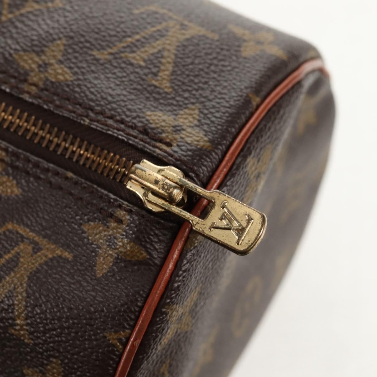 Louis Vuitton Papillon Monogram Canvas Brown Canvas Handbag (Pre-Owned)