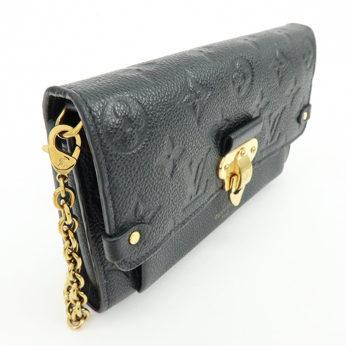 Louis Vuitton Vavin Chain Monogram Empreinte Leather Black Leather Crossbody Bag Bag (Pre-Owned)