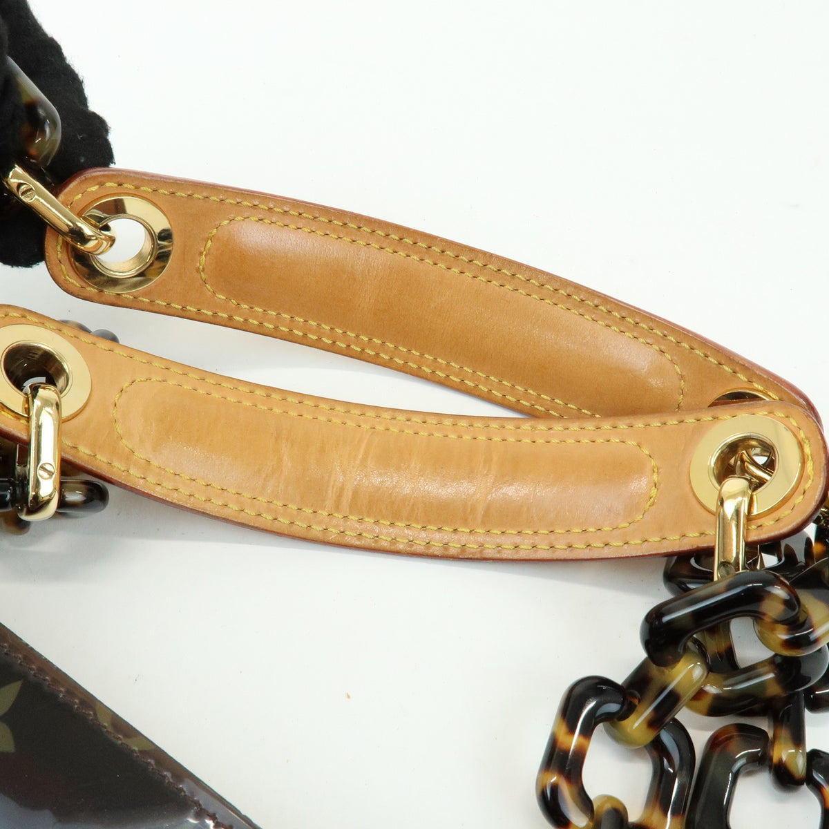 Louis Vuitton Sac Ambre Monogram Vinyl Brown Plastic Handbag (Pre-Owned)