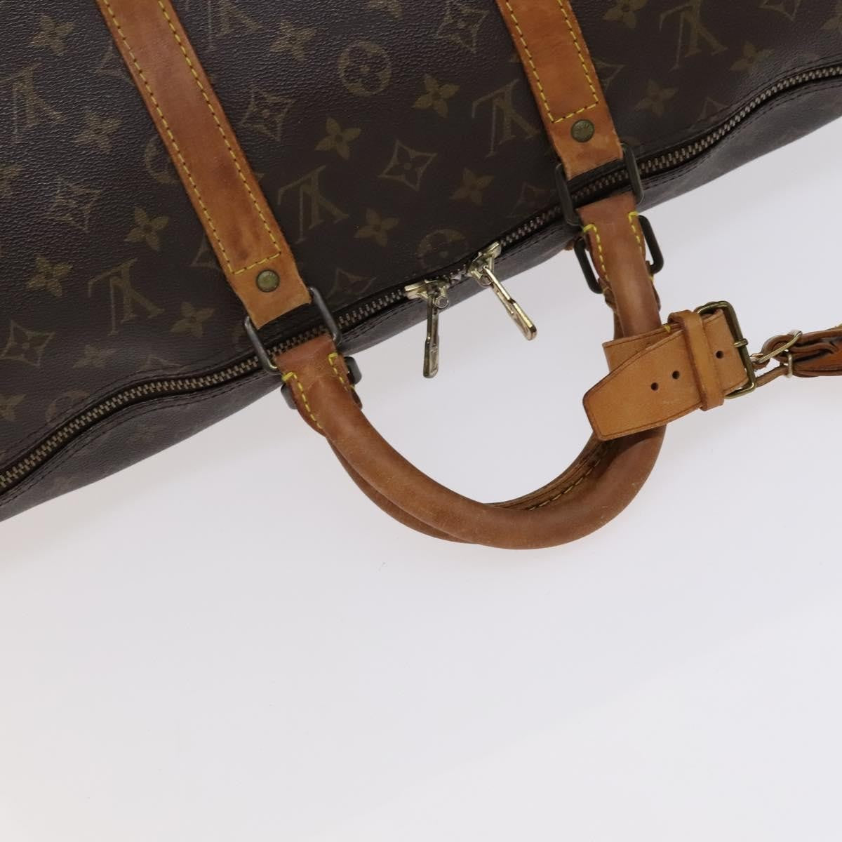 Louis Vuitton Keepall Monogram Canvas Brown Canvas Travel Bag Bag (Pre-Owned)