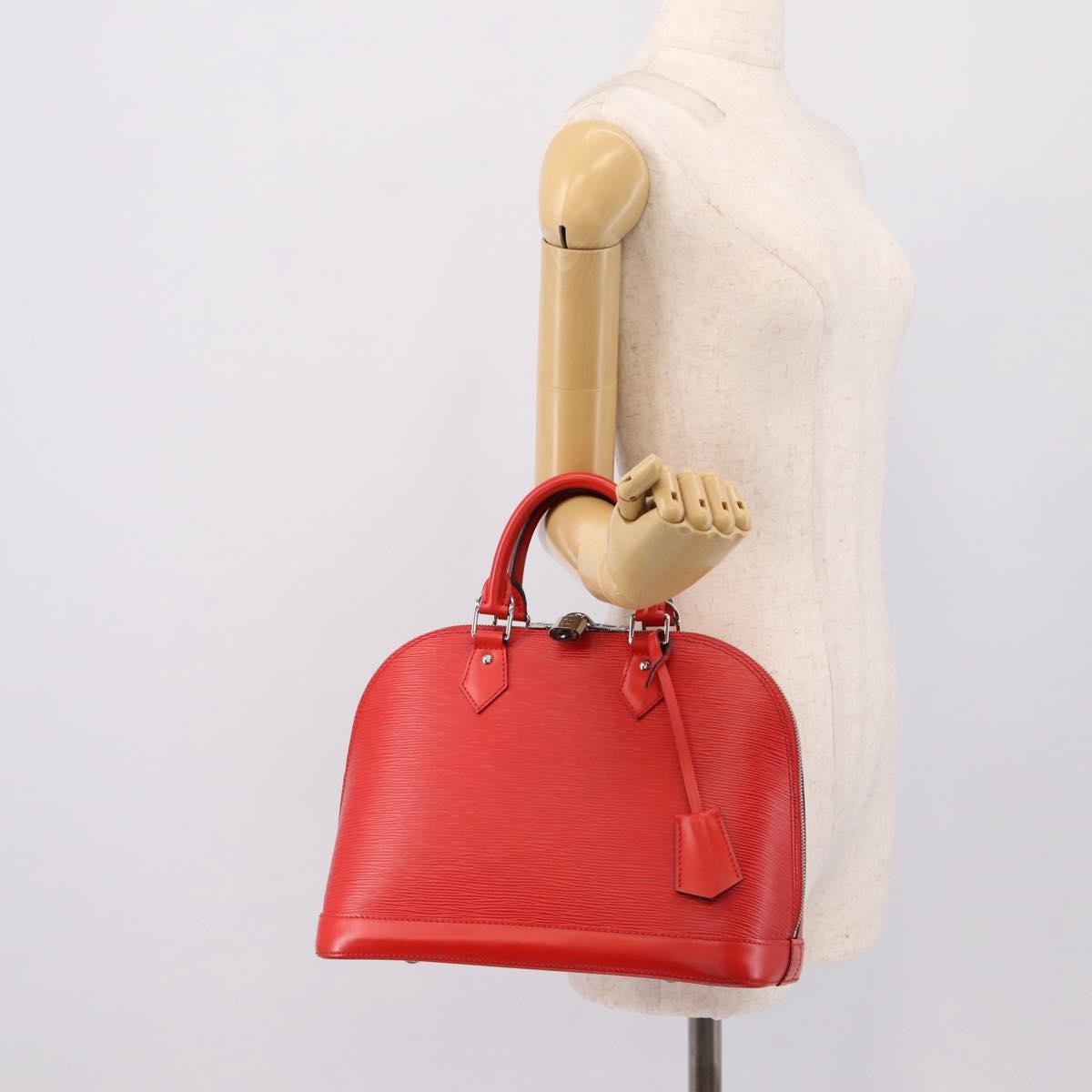 Louis Vuitton Alma Epi Red Leather Handbag (Pre-Owned)